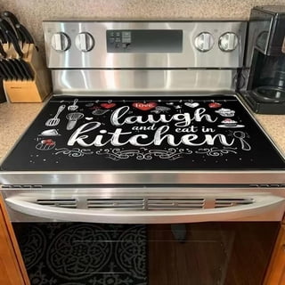 Cook's Aid Silicone Stove Top Cover For Electric Glass Stove - 20x28 Inch Heat Resistant Mat, Dish Drying Mat