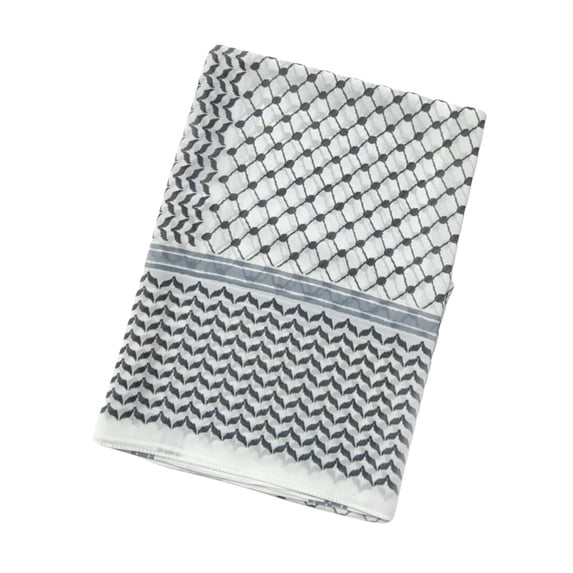 KRONDO Fashion Keffiyeh Hijab Chiffon Scarf Women Islamic Hijabs Breathable Muslim Scarves Shawl Dubai E0C4 Accessories Hair Foulard