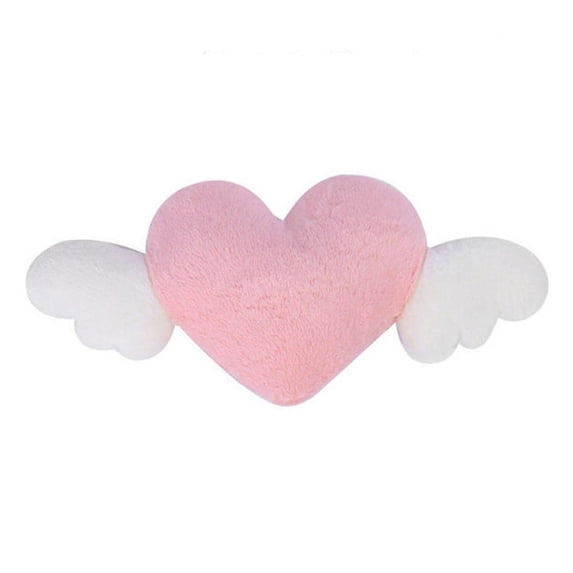 KRONDO Heart Shaped Car Headrest,Fluffy Heart Cute Shaped Headrest,Comfortable Soft Head Rest Cushion,Kawaii Car Accessories Neck Pillow,for Car Driving Travelling Office Home Decor