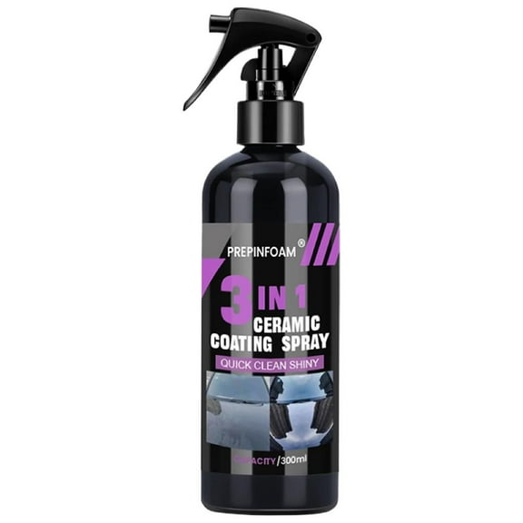 KRONDO High Protection Fast Nano Ceramic Coating Spray,3 in 1 Car Ceramic Nano Coating Liquid Polish Nano Crystal Hydrophobic Car Polish,Multi-Functional Car Nano Paint Coating Agent
