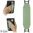 thumbnail image 1 of KRONDO Matcha Green Tablet Hand Strap Holder for Secure Comfortable Grip, Lightweight Leather & Polyester Blend, Universal Fit, 1 of 10