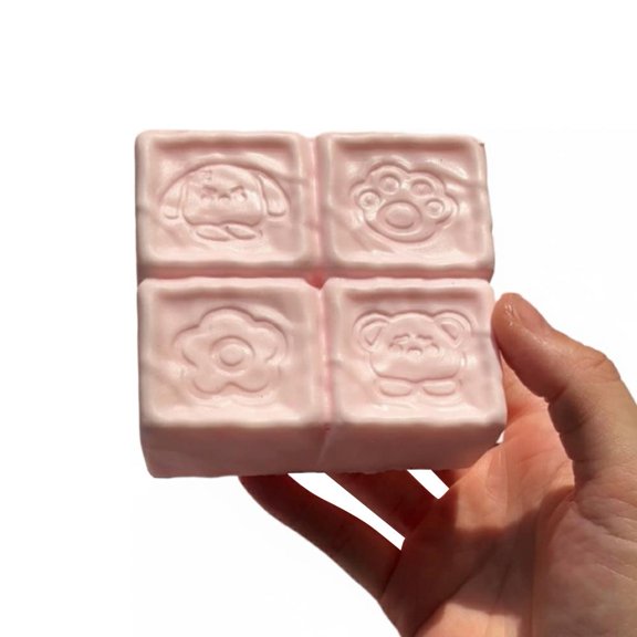 KRONDO Milk Block Squishy Fidget Toy – Soft TPR Stress Relief Sensory Ball for Anxiety, Desk Decor & Party Favor