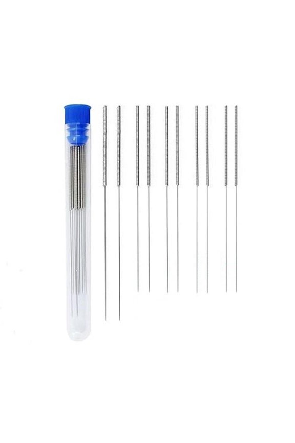 10pc Stainless Steel 3D Printer Nozzle Cleaning Kit for Precise Clogs Removal Durable Tool for Enhanced Print Quality