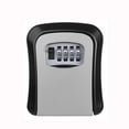 thumbnail image 1 of KRONDO Smart Password Key Plastic & Aluminum Alloy Lock Box Storage Key Wall Mounted Keybox Box Key 4Digits Safe Anti-thieft Waterproof, 1 of 7