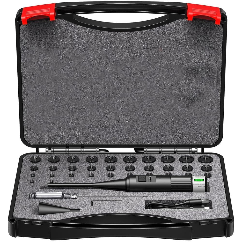 KRONDO Multiple Calibers Bore Sight Kit High-performance Bore Sight Portable Supplies Adapters Storage Tool