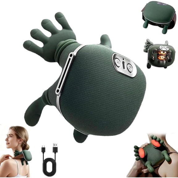 KRONDO Neck and Shoulder Massager, 2026 New Portable Hand Shoulder and Back Massagers Cervical Massager, Like Fingers