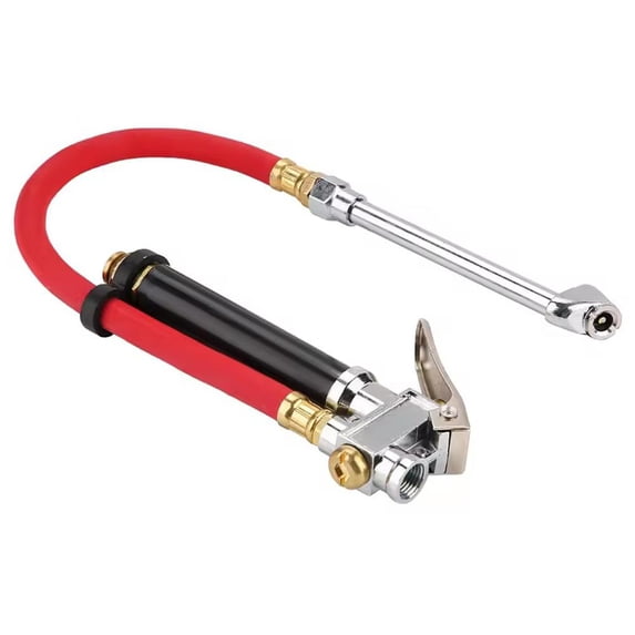 KRONDO New- Garage Line Tyre Inflator Inflater Pump And Pressure Gauge-Tool