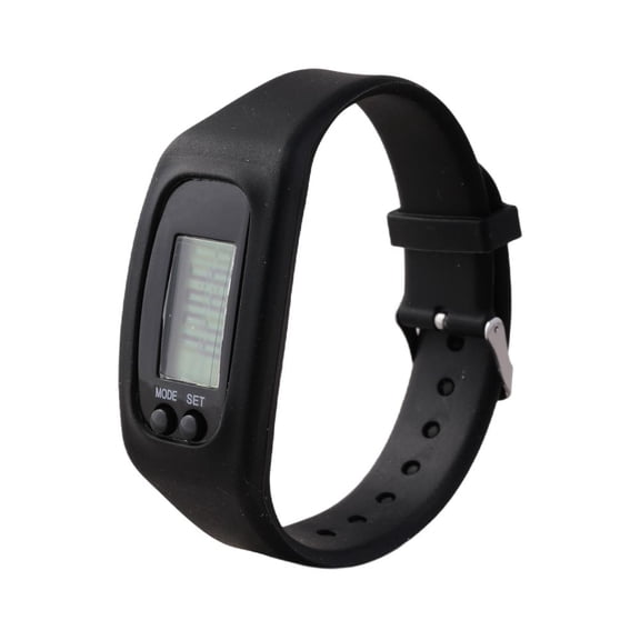 KRONDO Pedometer Watch with LCD Display Simple Walking Digital Wrist Counter Z7F6 Band Fitness Step