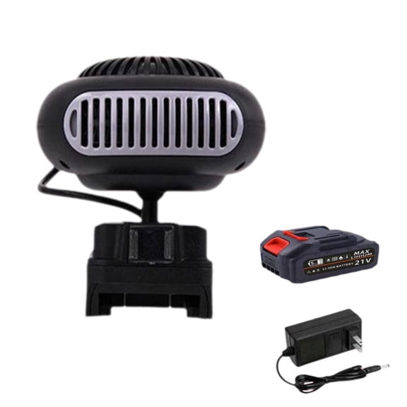 KRONDO Portable Car Heater, Battery Operated Space Heater with Anti Tilt Design, Long Lasting Heating, 1500mAh Li Battery, Easily Fits into Any Room or Car, for Car, Office, Indoor Use
