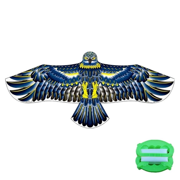 KRONDO Red Realistic Eagle Kite 3.6 ft for Garden Balcony Boat Bird Deterrent, Durable Weather-Resistant, Eco-Friendly Solution