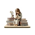 thumbnail image 1 of KRONDO Religious Desk Decor, Bible Verse Inspirational Plaque, Loved Chosen Unique Tabletop Sign, 7.87 Inch Home Prayer Room Gift, 1 of 8
