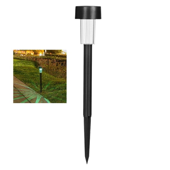 KRONDO Solar Outdoor Lights,Solar Lights Outdoor Waterproof,11.6 Inch Solar Stake Lights for Pathway,Auto On/Off Solar Yard Lights for Lawn Patio Walkway Driveway Decor Landscape