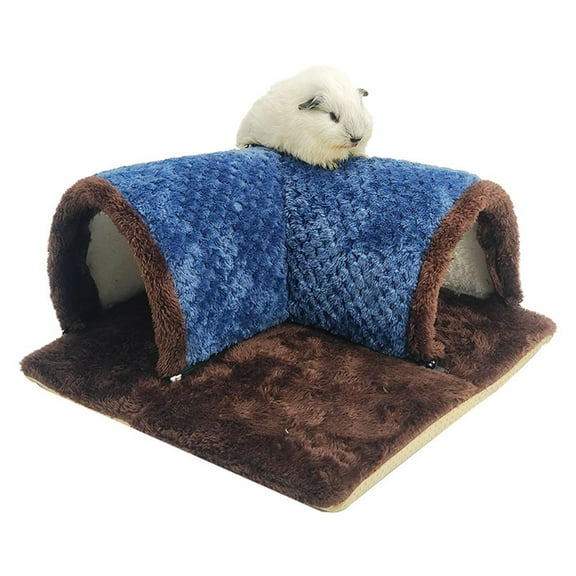 KRONDO Squirrel Hamster Rabbit Chinchilla Play Blanket 90 Degree Right Angle Channel Hair Small Sponge Thickened Animal New