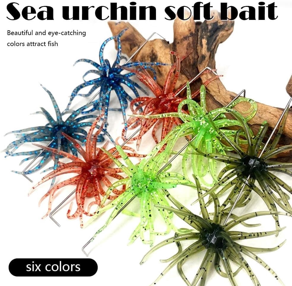 KRONDO 12pcs Tentacle Creature Lure,Finesse Lifelike Fishing Lures with ...