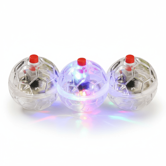 KRONDO Touch Activated Flashing Balls -Motion Sensor Light Up Toys for Cats & Paranormal Investigation