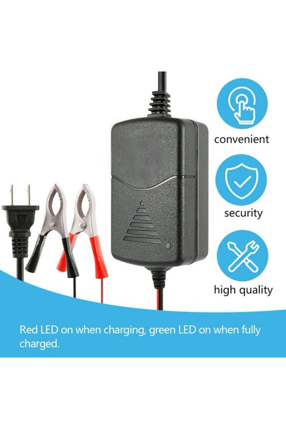 Trickle RV For Truck Motorcycle ATV Car Battery Charger