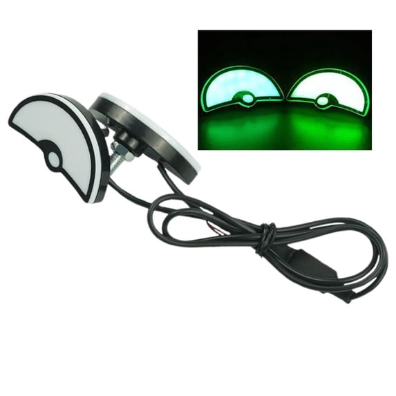 KRONDO USB Devil Eye Headlight, 2024 New Universal Motorcycle LED Demon Eye Light, 12V LED Devil Eye Motorcycle Headlight for Any Motorcycle Model, DIY Car Auto Accessory