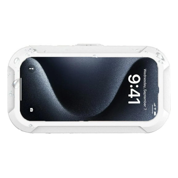 KRONDO Universal Waterproof Phone Case Bathroom Shower Phone Holder Box Wall Mount