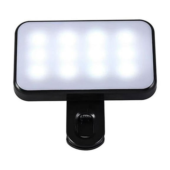 KRONDO Video Conference ,Webcam Monitor Light Over Computer,High Power Clip Fill Video Conference Light with Front & Back Clip,LED Monitor and Laptop Light for Video Conferencing