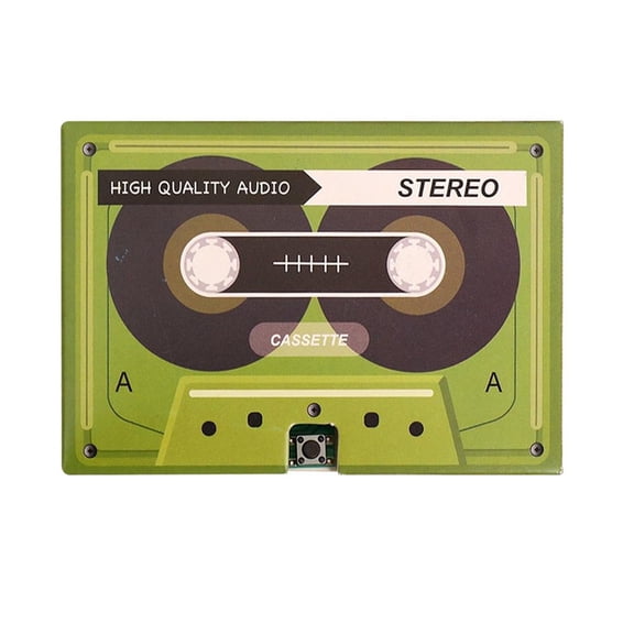 KRONDO Voice Recordable Greeting Card, 60s Message Recorder Cassettes Talking Card for Girls, Customizable Sound Gifting & Crafting, Voice Gift for Valentines Day, Birthday, Mothers Day