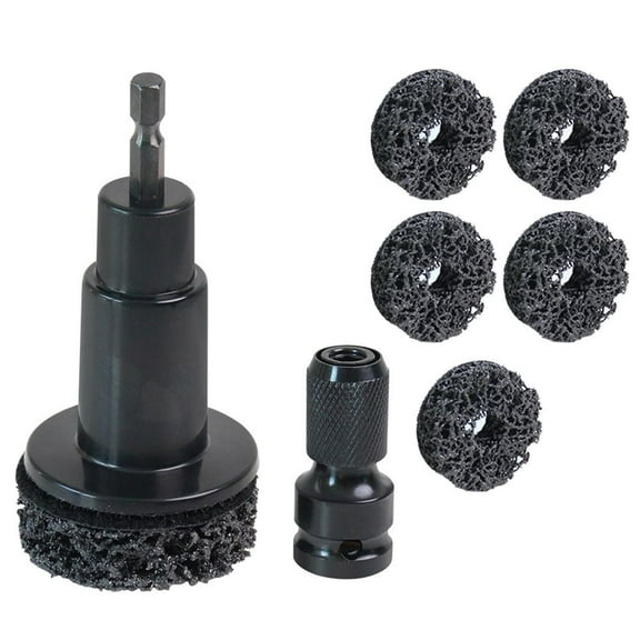 KRONDO Wheel Hub Resurfacing Kit, Wheel Stud and Hub Cleaner, Quick Rust Removal for Lug Studs and Rotors, Fits Power Drill or 1/2 Impact Driven Wrenches- Quick Rust Removal for Lug Studs and Rotors