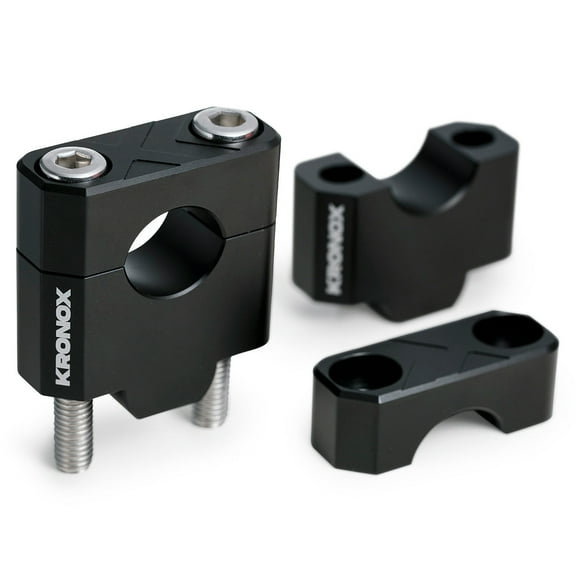 KRONOX Motorcycle Handlebar Riser 29 mm Fits 7/8' Handlebars Anodized Black Matte