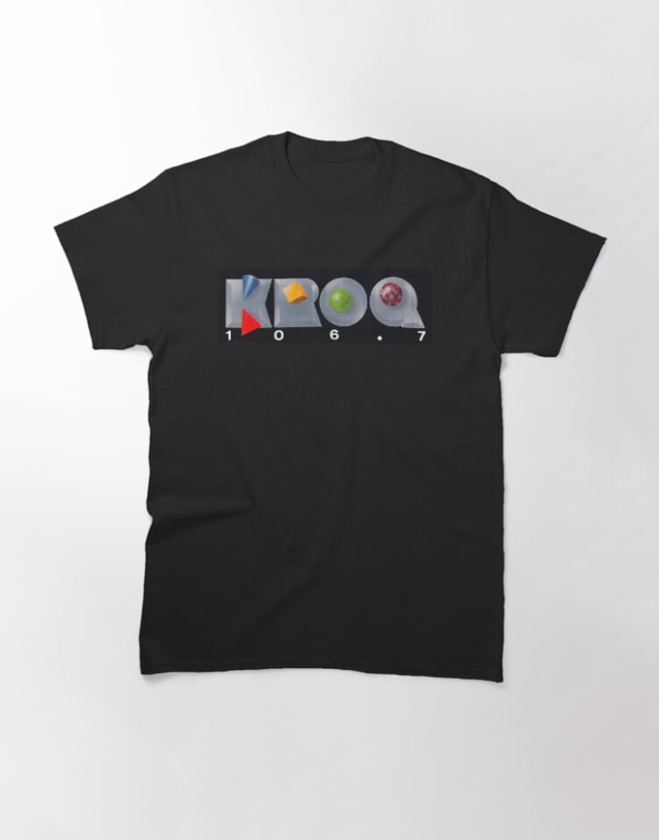 Kroq 106 7 los angeles 80s alt rock radio station design vintage t