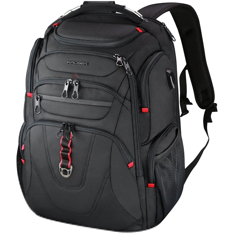 KROSER 17.3-Inch Laptop Backpack, Water-Repellent Business  display picture 3