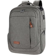 KROSER 17.3 Laptop Backpack Computer Backpack School Travel Backpack-Grey