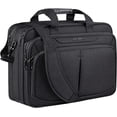 thumbnail image 1 of KROSER 17.3" Premium Canvas Laptop Messenger Bag - Black, 1-Piece, 1 of 8