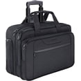 thumbnail image 1 of KROSER 17.3" Rolling Laptop Bag Briefcase Overnight Roller Case-Black, 1 of 8