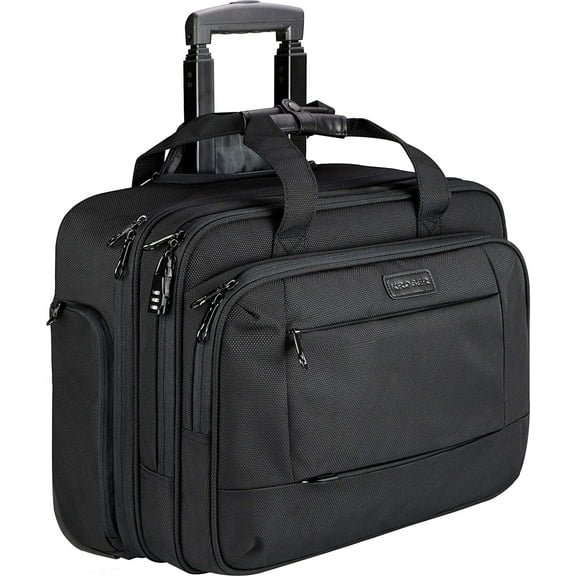KROSER 17.3Rolling Laptop Messenger Bags, Black