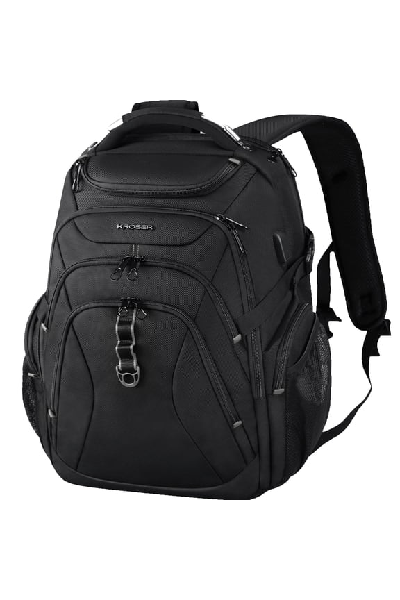 18.4 Inch Laptop Travel Backpack Black