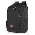 thumbnail image 1 of KROSER Water-Resistant Poly Fabric Laptop Backpack 17.3 inches Charcoal Black, 1 of 8