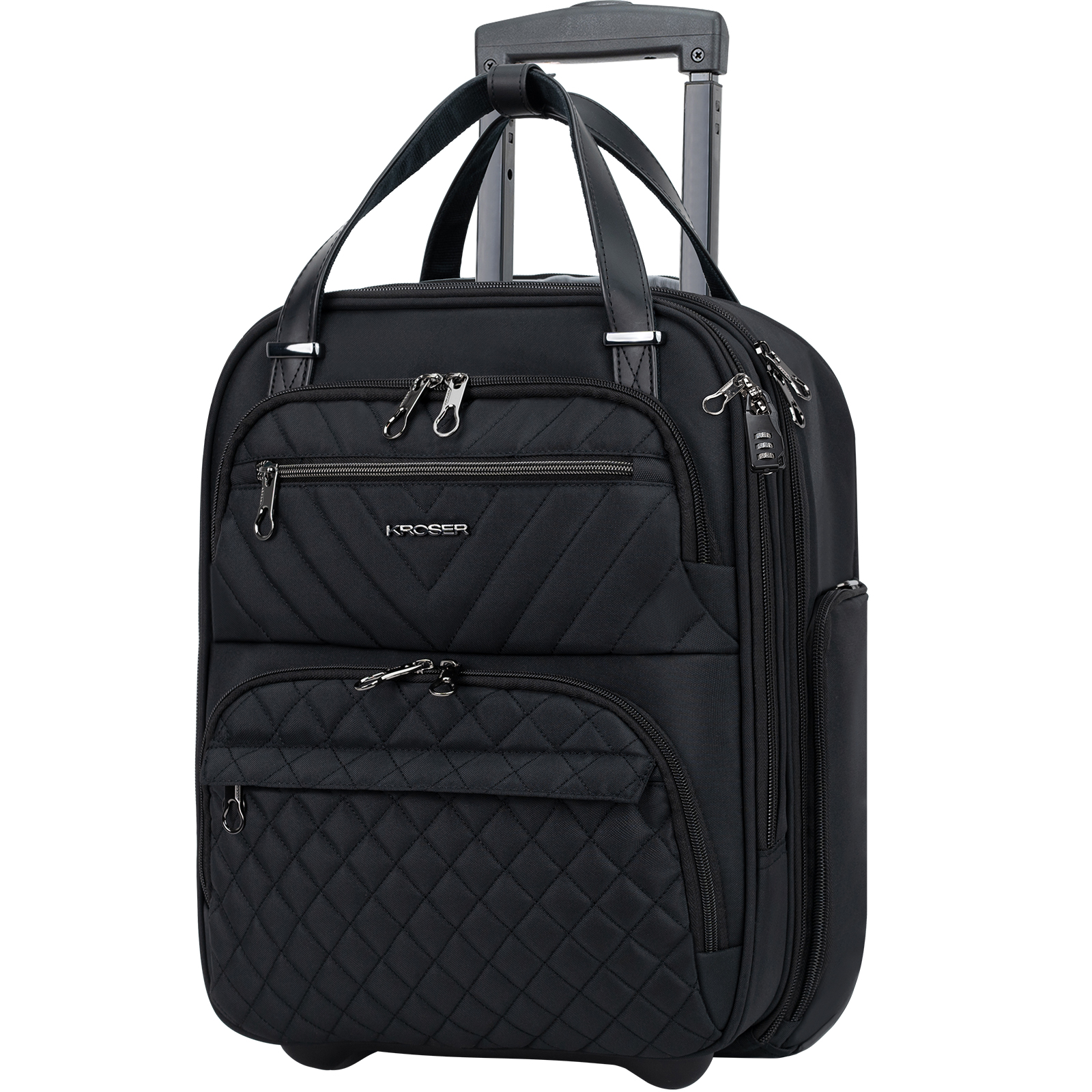 Tprc 16" Rolling Underseat Carryon Luggage