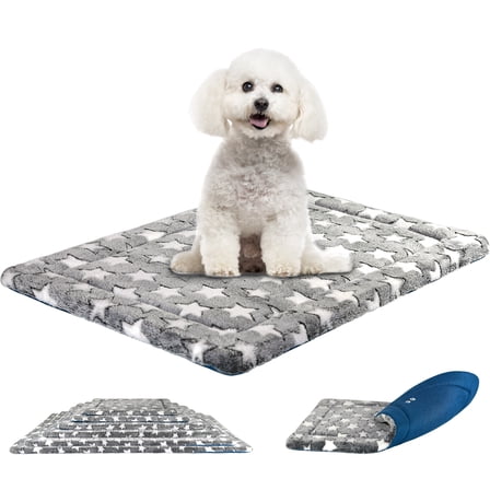 KROSER Small Reversible (Cool & Warm) Waterproof Foam Mat Bed for Dog Cat