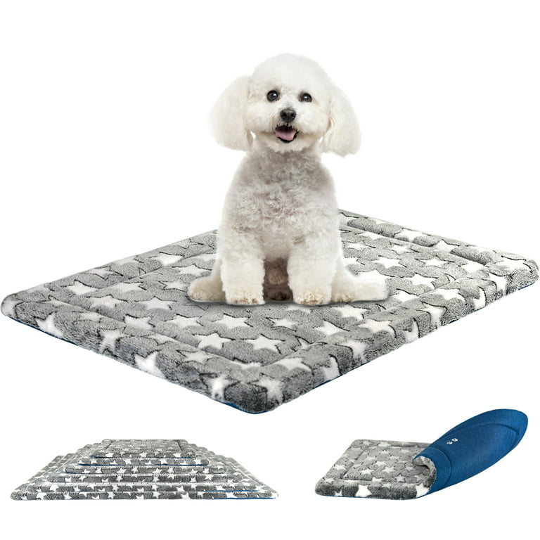 KROSER Dog Bed Mat Pad Reversible(Cool&Warm) Waterproof Crate Dog
