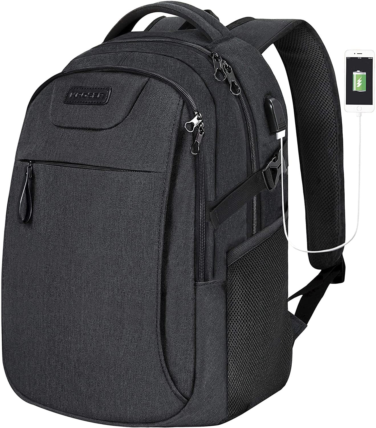KROSER Laptop Backpack for 15.6 Inch Travel Business Computer Backpack ...