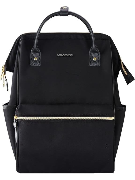 Laptop Backpack 17" Computer Backpack Casual Daypack Travel Business Work Bag-Black