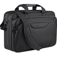 thumbnail image 1 of KROSER Large 17.3" Laptop Messenger Carrying Bag, Black, 1 of 9
