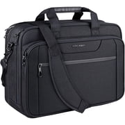KROSER Shoulder Messenger Up to 17.3 Inch Laptop Bag Briefcase, Black