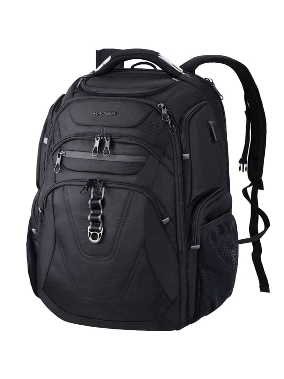 TSA Friendly Travel Laptop Backpack 18.4 inch XXXL Gaming Backpack-Black