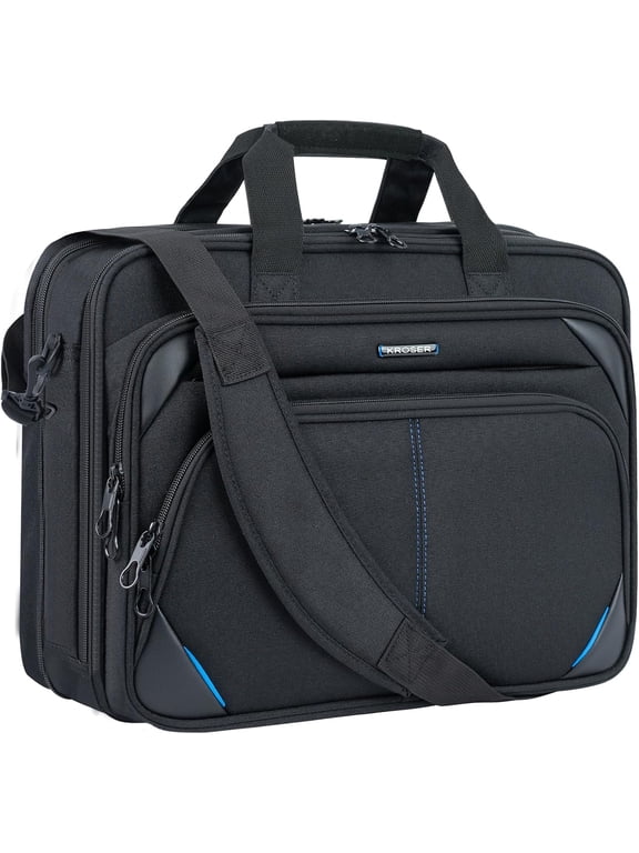 15.6" Laptop Messenger Bag, Black