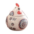 thumbnail image 1 of KRQAP 400ml Ceramic Rooster Spice Jar with Lid and Spoon Cute Underglaze Condiment Pot Moistures-Proof Kitchen Storage for Saltes Sugars Seasoning, Home Items on Sales, 1 of 6