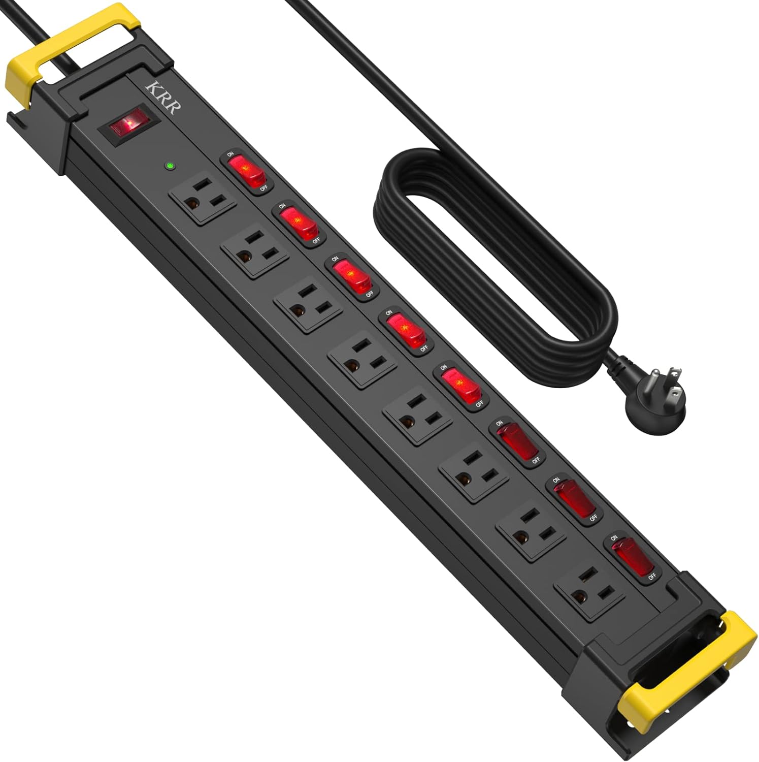 KRR Heavy Duty Power Strip Surge Protector, Power Strip Individual