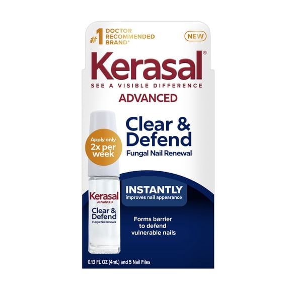 Kerasal Advanced Clear & Defend Fungal Nail Renewal, 0.13 fl oz