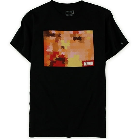 KRSP. Mens Puzzle Graphic T-Shirt, Black, Small