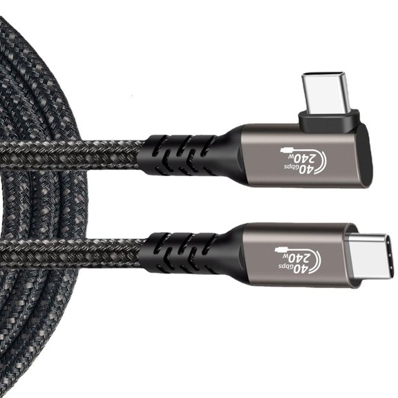 KRTYDBFZ 240W Fast Charge USB4 40Gbps Data Cable Cord For Phones Laptops And Accessories
