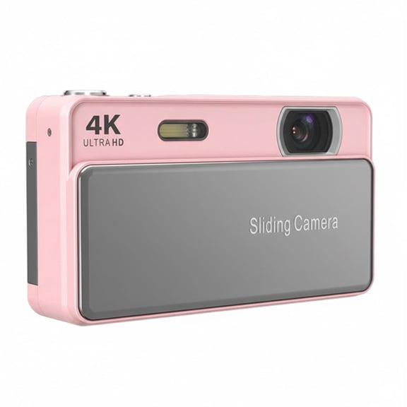 KRTYDBFZ 4K Digital Camera With 16X Zooms And Slide Cover Design with 2.8Inch Screen for Teens Beginner