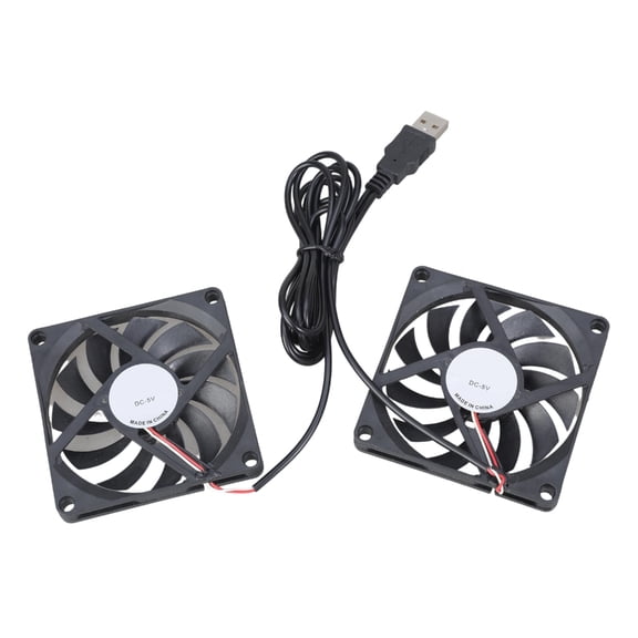 KRTYDBFZ 80x80x10mm Double Oil Bearing Cooling Fan Low Noise 24dB 1900RPM For Networking Storage Devices
